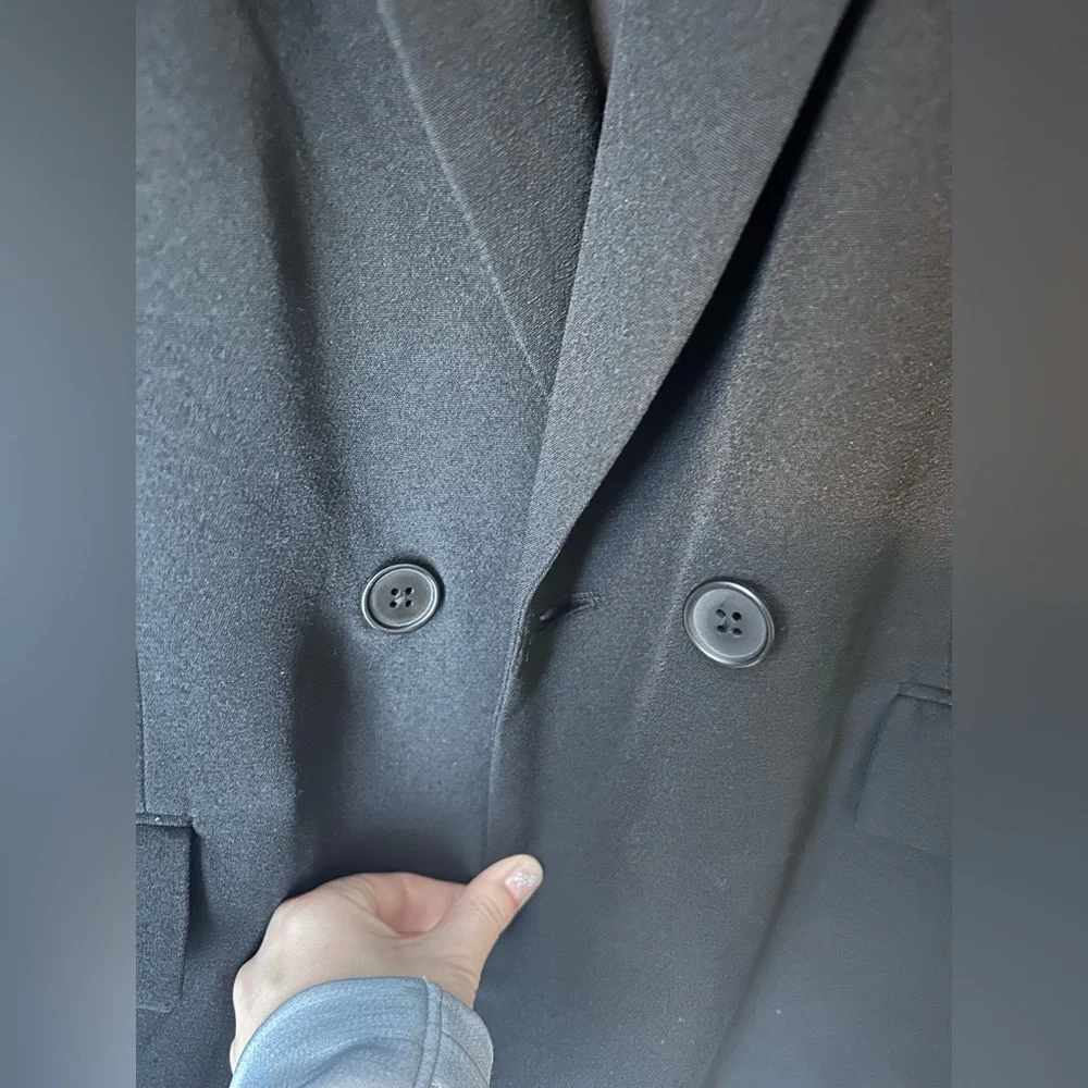 NWT The Drop Jones Classic Slim Blazer, Black, Size XL Minimalist Chic - Picture 4 of 9